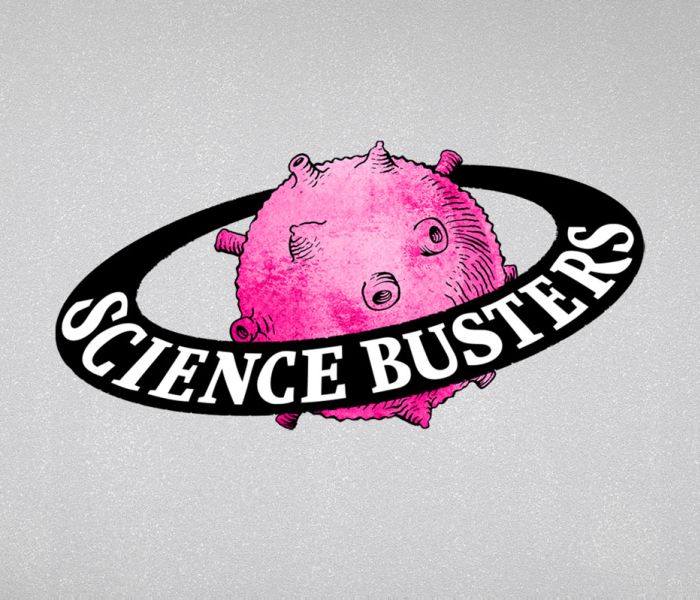 Das Logo zeigt einen pinken Planeten mit lustigen Warzen, auf dessen Umlaufbahn ist der Name 
