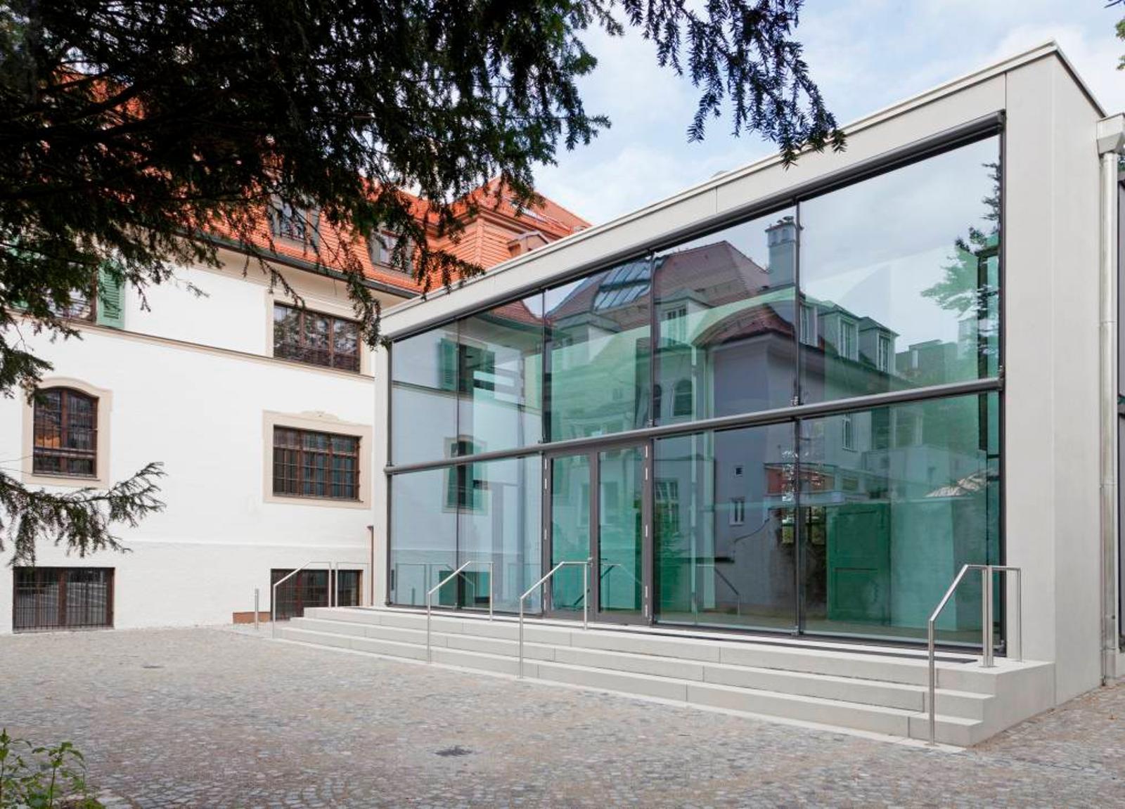 Bildausschnitt von dem neuen Gebäude des Hildebranhauses.